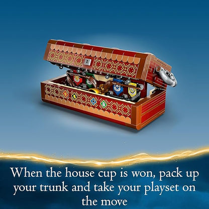LEGO Harry Potter Quidditch Trunk 76416 Buildable Harry Potter Toy; Birthday Gift Idea for Kids Aged 9+; Open the Buildable Box to Reveal a Quidditch Playing Arena; Includes 4 Customizable Minifigures