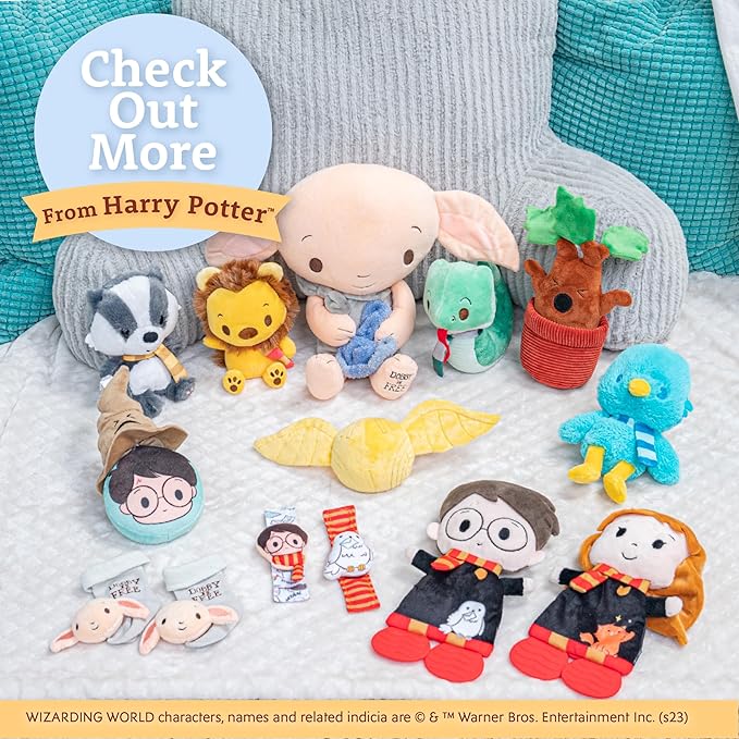 KIDS PREFERRED Harry Potter Gryffindor Lion Plush Stuffed Animal with Red and Gold Striped Scarf Hogwarts House Collectible for Babies, Toddlers, and Kids 6 Inches