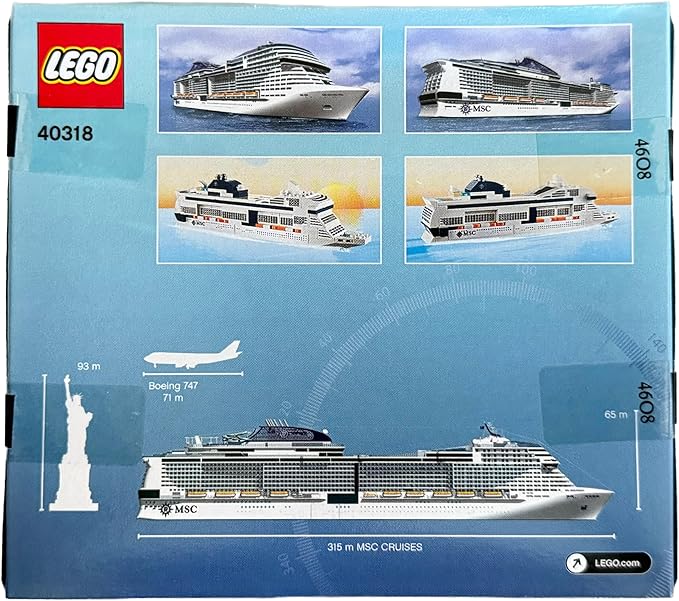 LEGO 40318 MSC Cruises Cruise Ship