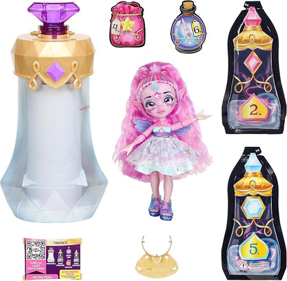 Magic Mixies Pixlings. Unia The Unicorn Pixling. Create and Mix A Magic Potion That Magically Reveals A Beautiful 6.5" Pixling Doll Inside A Potion Bottle! Gifts for Kids, Ages 5+