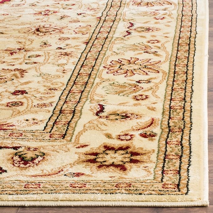 SAFAVIEH Lyndhurst Collection Runner Rug - 2'3" x 8', Ivory & Ivory, Traditional Oriental Design, Non-Shedding & Easy Care, Ideal for High Traffic Areas in Living Room, Bedroom (LNH212L)
