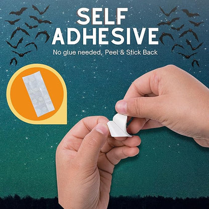 4E's Novelty Halloween Crafts for Kids - Self Adhesive Mask Foam Craft Kit School Home Group Activities Party Supplies