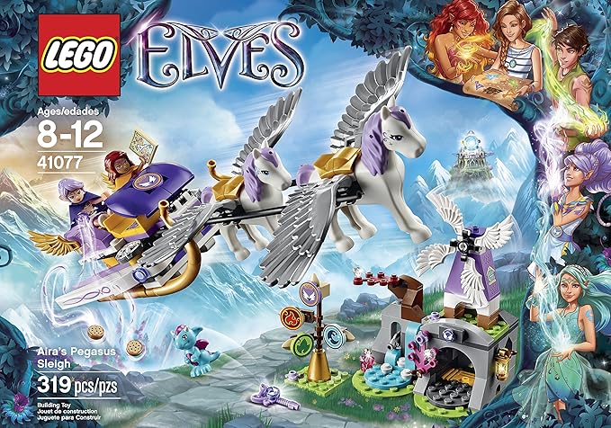 LEGO Elves 41077 Aira's Pegasus Sleigh Building Kit