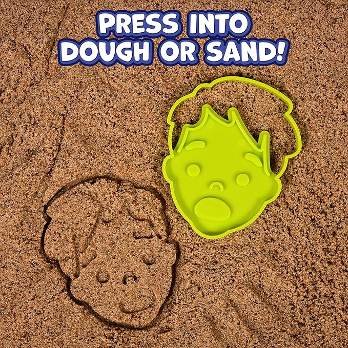READY 2 LEARN Dough Cutters - 6 Emotions - Playdough Accessories - Dough Cutters for Kids - Clay Tools for Kids - Toddler Art Supplies