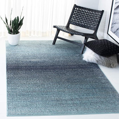 SAFAVIEH Adirondack Collection Accent Rug - 4' x 6', Purple & Grey, Modern Ombre Design, Non-Shedding & Easy Care, Ideal for High Traffic Areas in Entryway, Living Room, Bedroom (ADR142V)