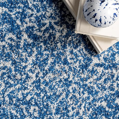 nuLOOM Vintage Waddell Runner Rug , 2' 6" x 6', Dark Blue, Rectangular, 0.35" Thick