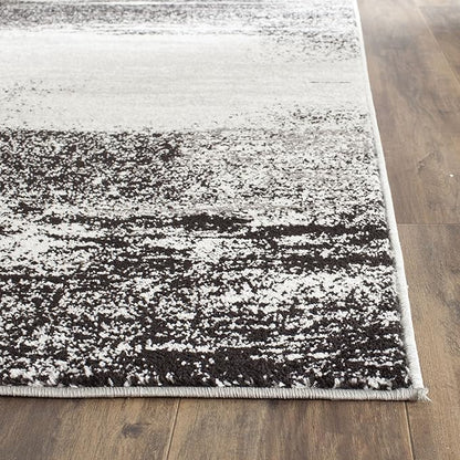 SAFAVIEH Adirondack Collection Runner Rug - 2'6" x 18', Silver & Multi, Modern Abstract Design, Non-Shedding & Easy Care, Ideal for High Traffic Areas in Living Room, Bedroom (ADR112G)