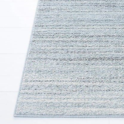 SAFAVIEH Adirondack Collection Runner Rug - 2'6" x 8', Grey & Light Grey, Modern Ombre Design, Non-Shedding & Easy Care, Ideal for High Traffic Areas in Living Room, Bedroom (ADR142G)