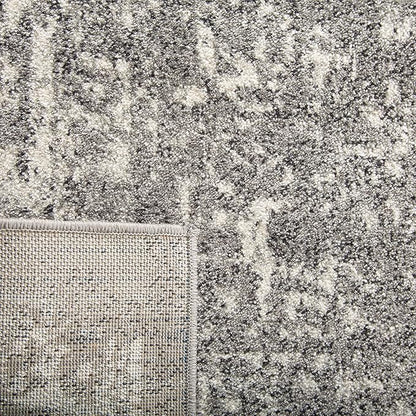 SAFAVIEH Evoke Collection 2'2" x 11' Grey/Ivory EVK256D Oriental Distressed Non-Shedding Living Room Bedroom Runner Rug