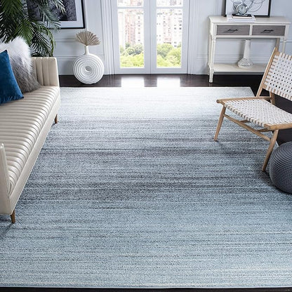 SAFAVIEH Adirondack Collection Accent Rug - 3' x 5', Grey & Light Grey, Modern Ombre Design, Non-Shedding & Easy Care, Ideal for High Traffic Areas in Entryway, Living Room, Bedroom (ADR142G)