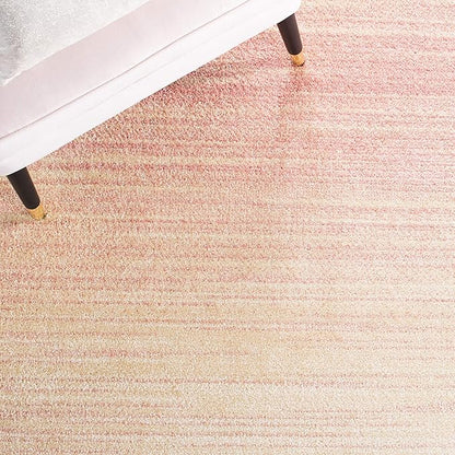 SAFAVIEH Adirondack Collection Runner Rug - 2'6" x 6', Pink & Ivory, Modern Ombre Design, Non-Shedding & Easy Care, Ideal for High Traffic Areas in Living Room, Bedroom (ADR142U)