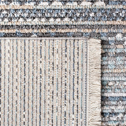 SAFAVIEH Sedona Collection Runner Rug - 2' x 8', Dark Grey & Ivory, Moroccan Boho Tribal Design, Non-Shedding & Easy Care, Ideal for High Traffic Areas in Living Room, Bedroom (SED819F)