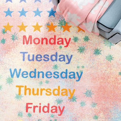 SAFAVIEH Kids Playhouse Collection Accent Rug - 3'3" x 5'3", Blue & Orange, Non-Shedding Machine Washable & Slip Resistant Ideal for High Traffic Areas for Boys & Girls in Playroom (KPH251M)