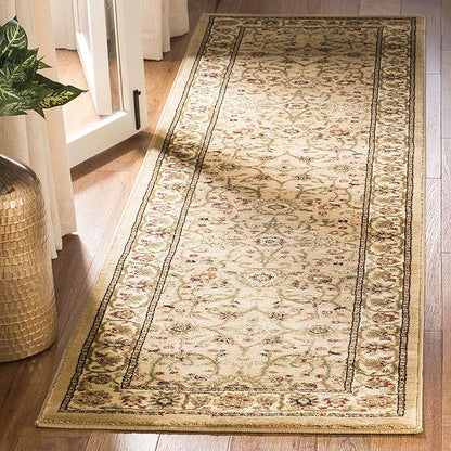 SAFAVIEH Lyndhurst Collection Runner Rug - 2'3" x 16', Beige & Ivory, Traditional Oriental Design, Non-Shedding & Easy Care, Ideal for High Traffic Areas in Living Room, Bedroom (LNH212D)