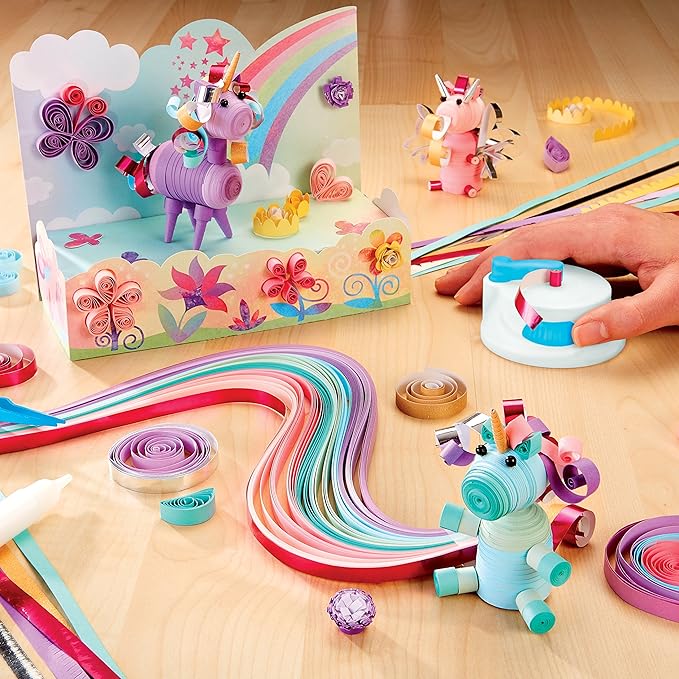 Alex DIY Paper Swirls Unicorn Fantasy Kids Art and Craft Activity