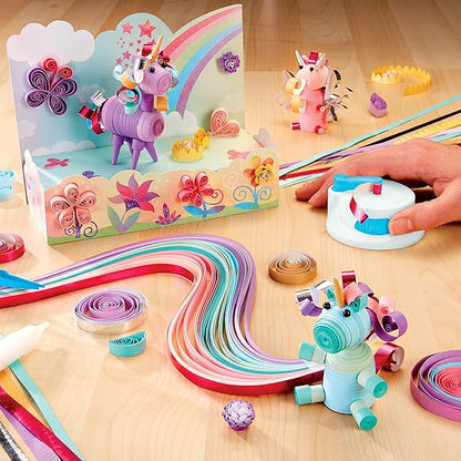 Alex DIY Paper Swirls Unicorn Fantasy Kids Art and Craft Activity