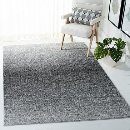 SAFAVIEH Adirondack Collection Accent Rug - 4' x 6', Grey & Dark Grey, Modern Ombre Design, Non-Shedding & Easy Care, Ideal for High Traffic Areas in Entryway, Living Room, Bedroom (ADR142H)