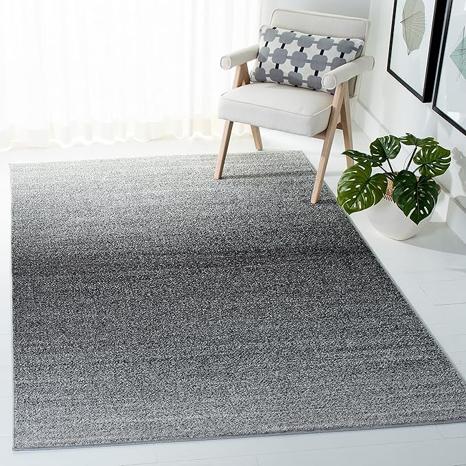 SAFAVIEH Adirondack Collection Accent Rug - 3' x 5', Grey & Dark Grey, Modern Ombre Design, Non-Shedding & Easy Care, Ideal for High Traffic Areas in Entryway, Living Room, Bedroom (ADR142H)