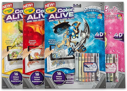 Crayola Color Alive Action Coloring Pages - Skylanders