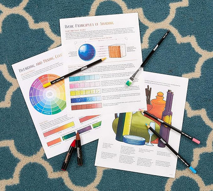 Crayola Blend & Shade Activity Set, Adult Coloring Art Set, 40Piece, Gift