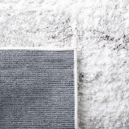 SAFAVIEH Berber Shag Collection Runner Rug - 2'3" x 8', Grey & Dark Grey, Abstract Design, Non-Shedding & Easy Care, 1.25-inch Thick Ideal for High Traffic Areas in Living Room, Bedroom (BER551F)