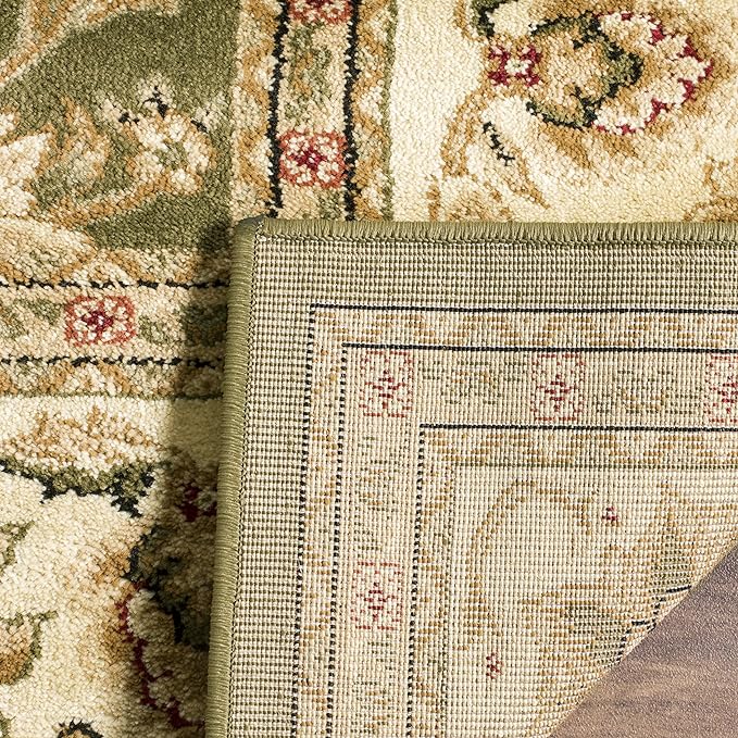 SAFAVIEH Lyndhurst Collection Runner Rug - 2'3" x 10', Sage & Ivory, Traditional Oriental Design, Non-Shedding & Easy Care, Ideal for High Traffic Areas in Living Room, Bedroom (LNH212C)