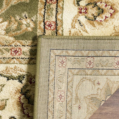 SAFAVIEH Lyndhurst Collection Runner Rug - 2'3" x 20', Sage & Ivory, Traditional Oriental Design, Non-Shedding & Easy Care, Ideal for High Traffic Areas in Living Room, Bedroom (LNH212C)