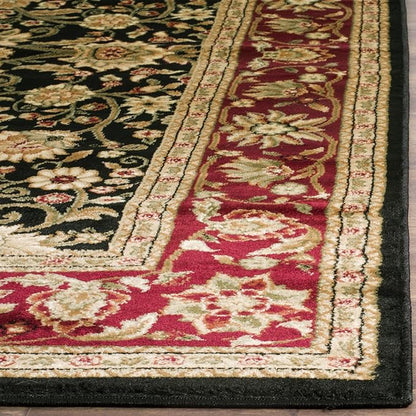 SAFAVIEH Lyndhurst Collection Runner Rug - 2'3" x 16', Black & Red, Traditional Oriental Design, Non-Shedding & Easy Care, Ideal for High Traffic Areas in Living Room, Bedroom (LNH212G)