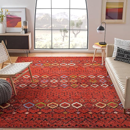 SAFAVIEH Amsterdam Collection Accent Rug - 2'3" x 4', Ivory & Grey, Moroccan Boho Design, Non-Shedding & Easy Care, Ideal for High Traffic Areas in Entryway, Living Room, Bedroom (AMS108A)