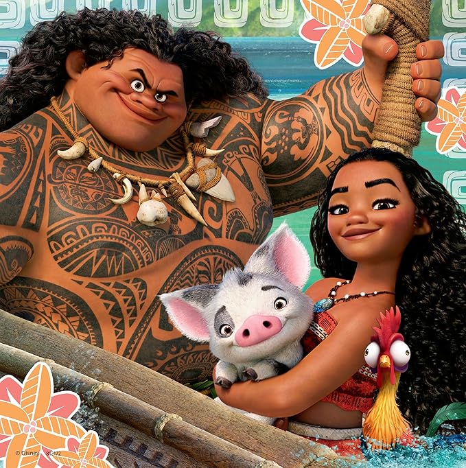 Ravensburger Disney Moana Voyage Jigsaw Puzzle for Kids | 49 Unique Pieces | Precision-Crafted Educational and Fun | Ideal for Age 3+