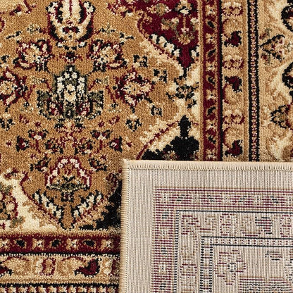SAFAVIEH Lyndhurst Collection Runner Rug - 2'3" x 12', Multi & Beige, Traditional Oriental Design, Non-Shedding & Easy Care, Ideal for High Traffic Areas in Living Room, Bedroom (LNH221C)