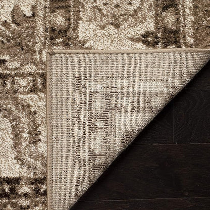 SAFAVIEH Vintage Hamadan Collection Runner Rug - 2'3" x 16', Taupe, Oriental Traditional Persian Design, Non-Shedding & Easy Care, Ideal for High Traffic Areas in Living Room, Bedroom (VTH214T)