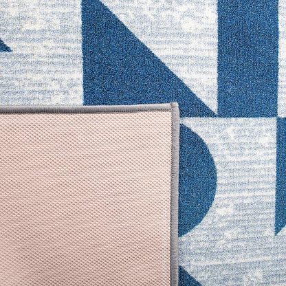 SAFAVIEH Kids Playhouse Collection Accent Rug - 3'3" x 5'3", Grey & Blue, Non-Shedding Machine Washable & Slip Resistant Ideal for High Traffic Areas for Boys & Girls in Playroom, Bedroom (KPH222F)