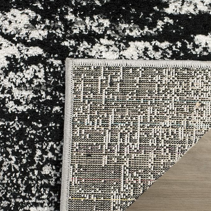 SAFAVIEH Adirondack Collection Runner Rug - 2'6" x 18', Silver & Multi, Modern Abstract Design, Non-Shedding & Easy Care, Ideal for High Traffic Areas in Living Room, Bedroom (ADR112G)