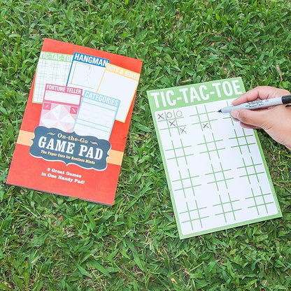 Knock Knock On-The-Go Game Pad 1, Travel Activity Pad for Kids, 6 x 9-inches