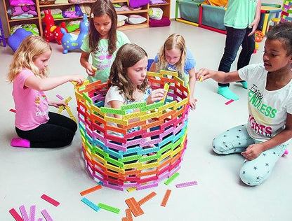 Tegu 120 Piece Perfect Blocks Building Set, Rainbow (Amazon Exclusive)