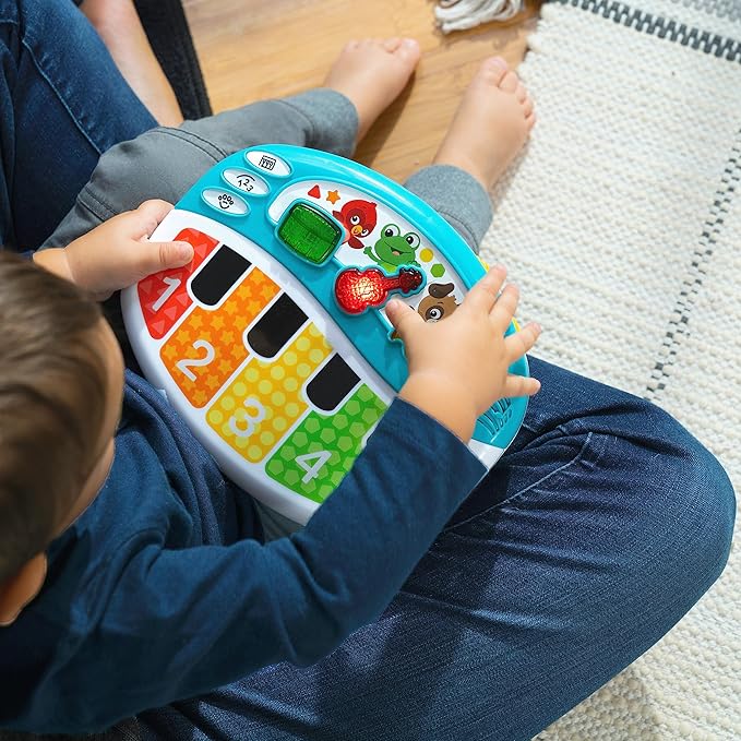 Baby Einstein Discover & Play Piano Musical Baby Toy, Learn About Instruments, Numbers and Animals in 3 Languages, Age 3 months and up