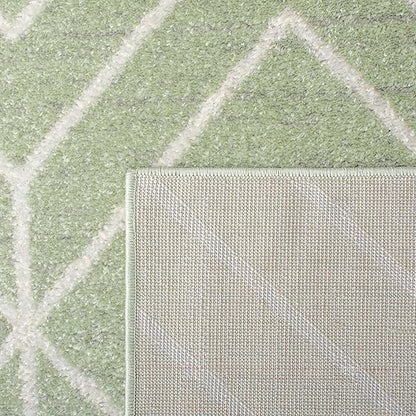 SAFAVIEH Adirondack Collection Accent Rug - 3' x 5', Sage & Ivory, Modern Geometric Design, Non-Shedding & Easy Care, Ideal for High Traffic Areas in Entryway, Living Room, Bedroom (ADR241Y)