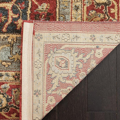 SAFAVIEH Mahal Collection Runner Rug - 2'2" x 12', Red & Red, Traditional Oriental Design, Non-Shedding & Easy Care, Ideal for High Traffic Areas in Living Room, Bedroom (MAH625D)