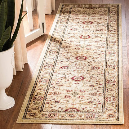 SAFAVIEH Lyndhurst Collection Runner Rug - 2'3" x 14', Ivory & Ivory, Traditional Oriental Design, Non-Shedding & Easy Care, Ideal for High Traffic Areas in Living Room, Bedroom (LNH212L)