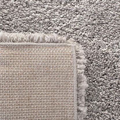 SAFAVIEH Royal Shag Collection Runner Rug - 2'2" x 8', Grey, Non-Shedding & Easy Care, 2-inch Thick Ideal for High Traffic Areas in Living Room, Bedroom (RYG115F)