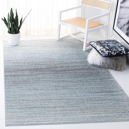 SAFAVIEH Adirondack Collection Accent Rug - 4' x 6', Grey & Light Grey, Modern Ombre Design, Non-Shedding & Easy Care, Ideal for High Traffic Areas in Entryway, Living Room, Bedroom (ADR142G)