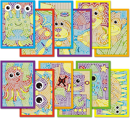 Galt Toys, Mega Mosaics, Kids' Craft Kits, Muliti Foam Pictures, Ages 5 Years Plus