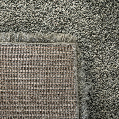 SAFAVIEH Royal Shag Collection Runner Rug - 2'2" x 8', Green, Non-Shedding & Easy Care, 2-inch Thick Ideal for High Traffic Areas in Living Room, Bedroom (RYG115Y)