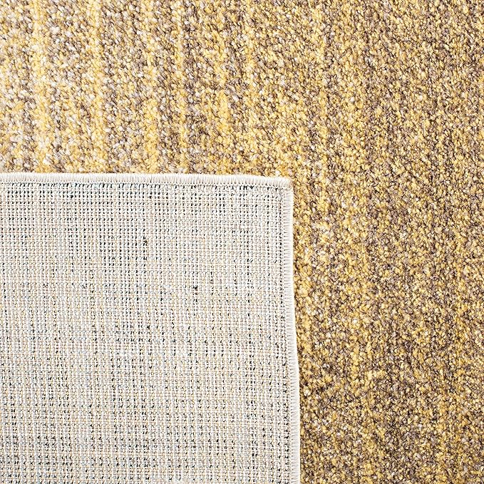SAFAVIEH Adirondack Collection Area Rug - 6' x 9', Gold & Ivory, Modern Ombre Design, Non-Shedding & Easy Care, Ideal for High Traffic Areas in Living Room, Bedroom (ADR142D)