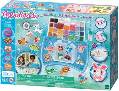 Aquabeads - L'atelier d'initiation - Kit de loisirs créatifs - Activité manuelle Enfants en Toute autonomie - Coffret de perles qui collent Avec de l'eau - Jouet Enfant 4 ans et + - 35087